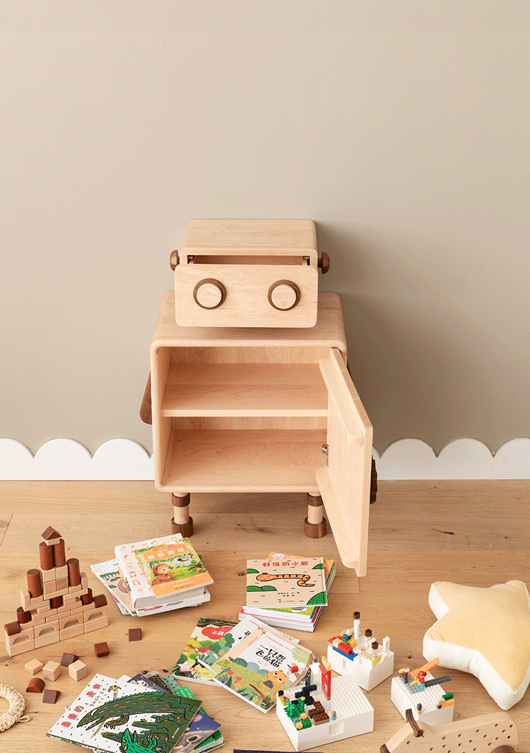 Robot边柜 | 富有乐趣的儿童多用收纳柜