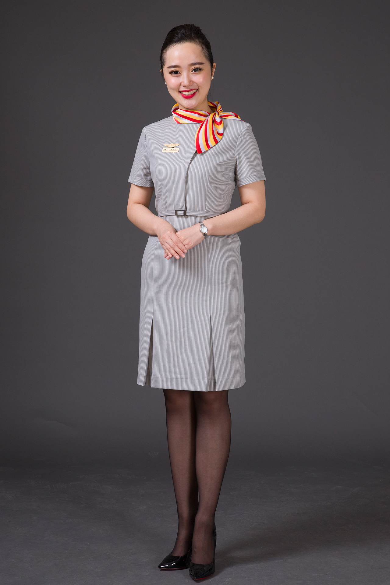 空乘制服 人像精修（图ZMTgwMjE1MDY0） - 人像摄影 - 站酷设计师初小乎原创素材 - 站酷ZCOOL