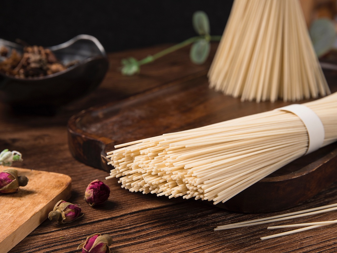 五谷杂粮面条的拍摄