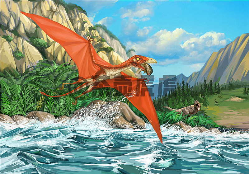 翼龍（圖ZMTEyNjQzODI0） - 商業(yè)插畫 - 站酷設(shè)計師茶茶茶虎原創(chuàng)素材 - 站酷ZCOOL