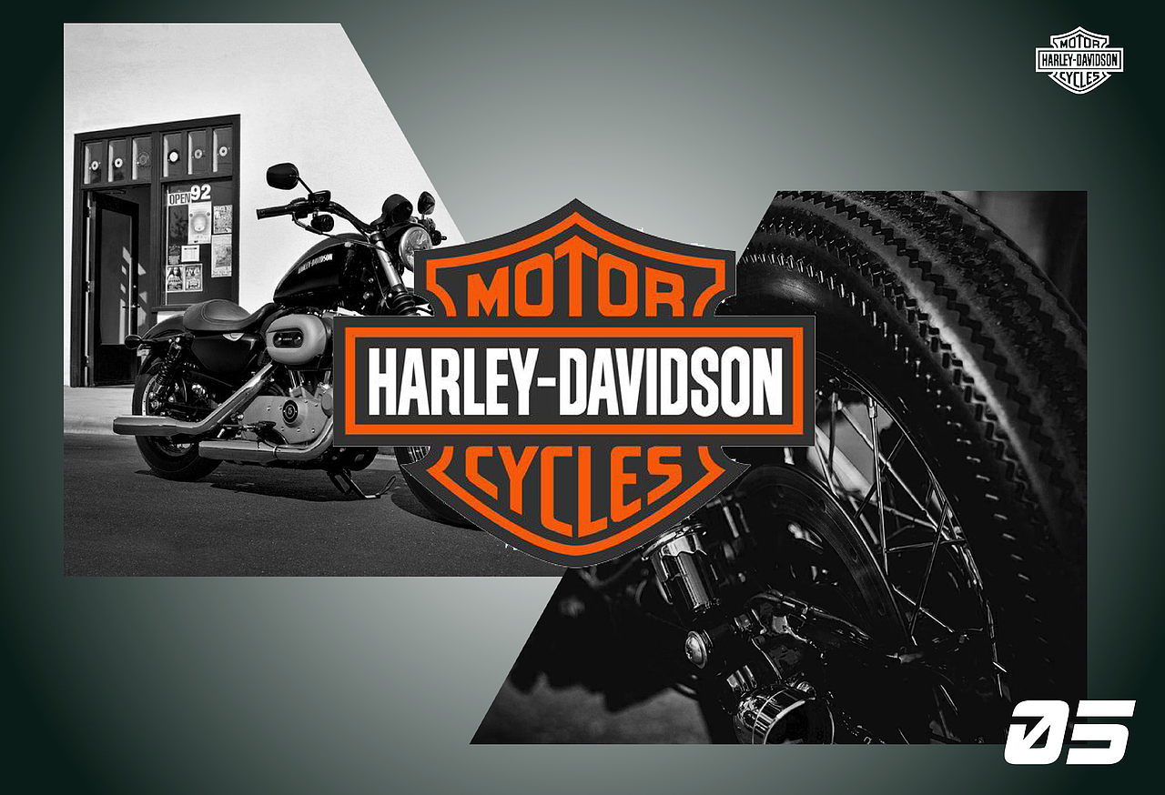 《历代哈雷摩托》画册