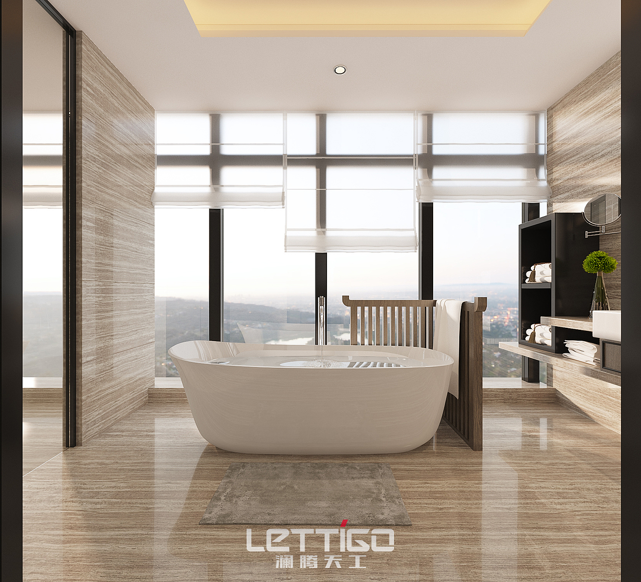 希尔顿酒店客房。（图ZOTk0OTI0MzY=） - 家装设计 - 站酷设计师LZ12原创素材 - 站酷ZCOOL