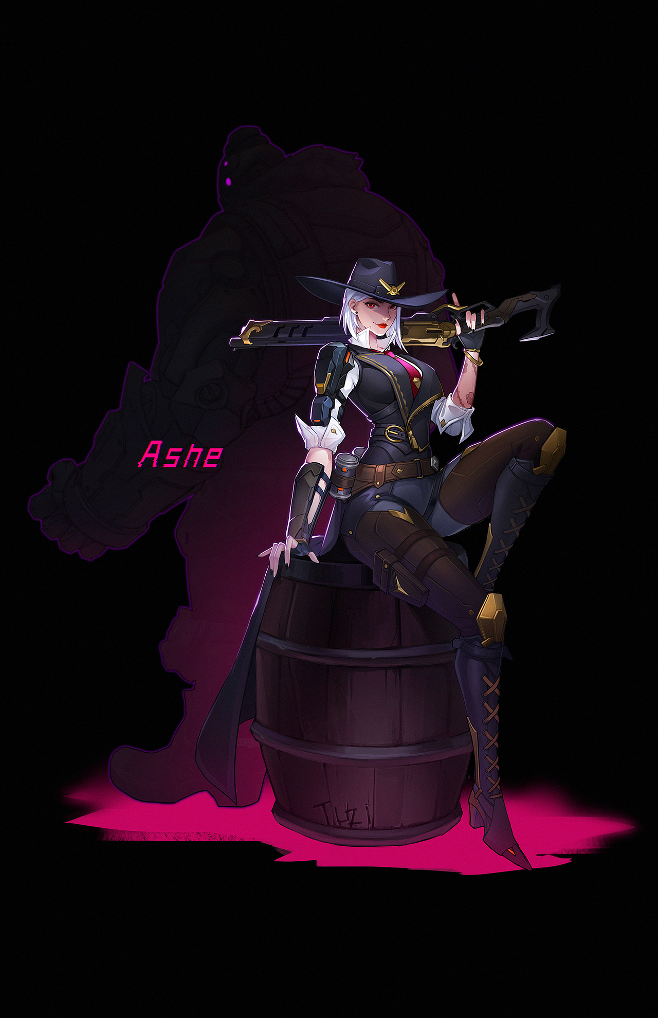 守望屁股的夕阳红手速玩家笔下的艾什老阿姨