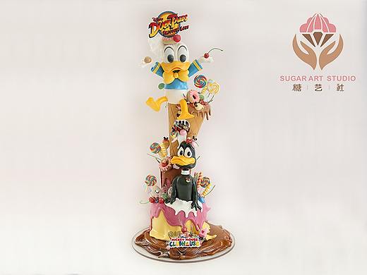 糖艺社翻糖蛋糕--卡通主题系列作品 