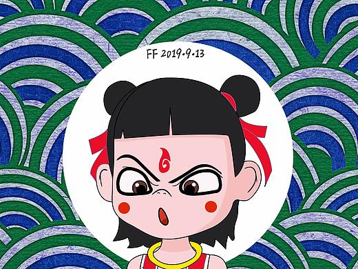 哪吒（個(gè)人主頁(yè)-ZMzkxNjU4OTY=） - 兒童插畫(huà) - 站酷設(shè)計(jì)師大樹(shù)1991原創(chuàng)素材 - 站酷ZCOOL