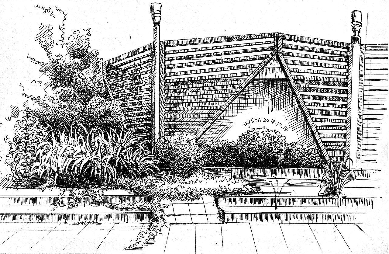 昆虫风景钢笔画（图ZMTMzMDQyMDAw） - 绘画 - 站酷设计师hst绘画爱好者原创素材 - 站酷ZCOOL