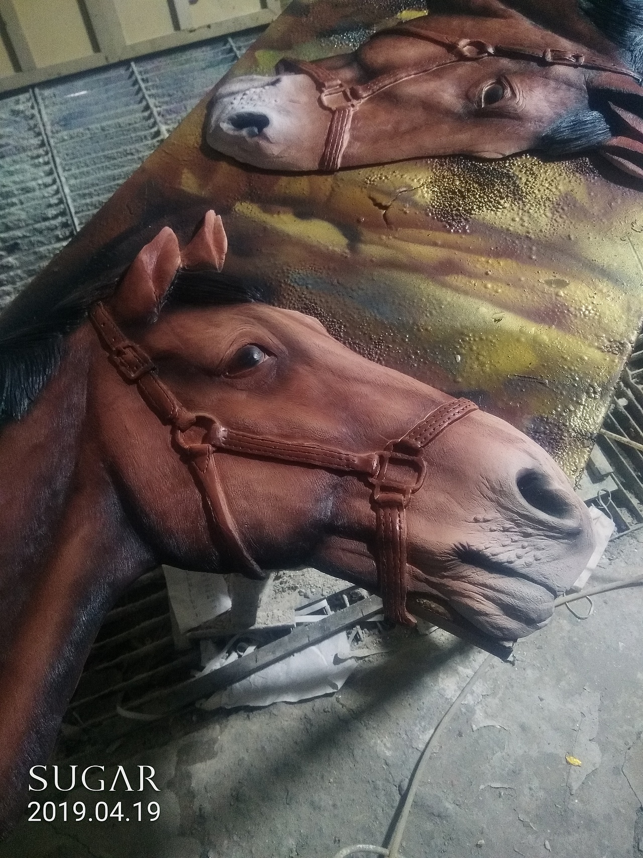 马的立体塑形及色彩表现