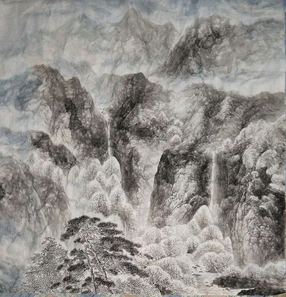 山水画（图ZMTAzODM2MjEy） - 绘画 - 站酷设计师香韵奢华原创素材 - 站酷ZCOOL