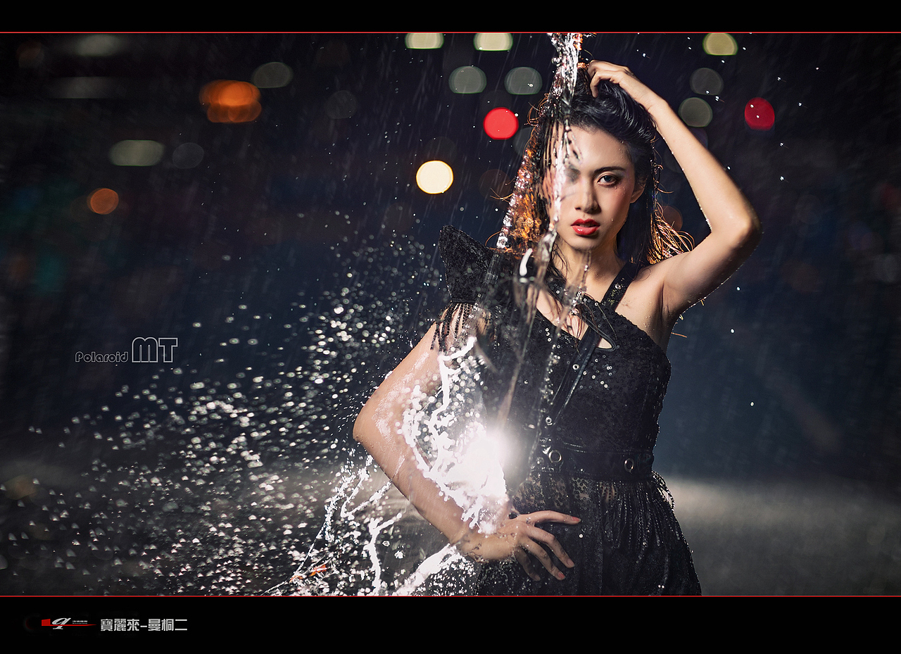 公路夜景人像一组