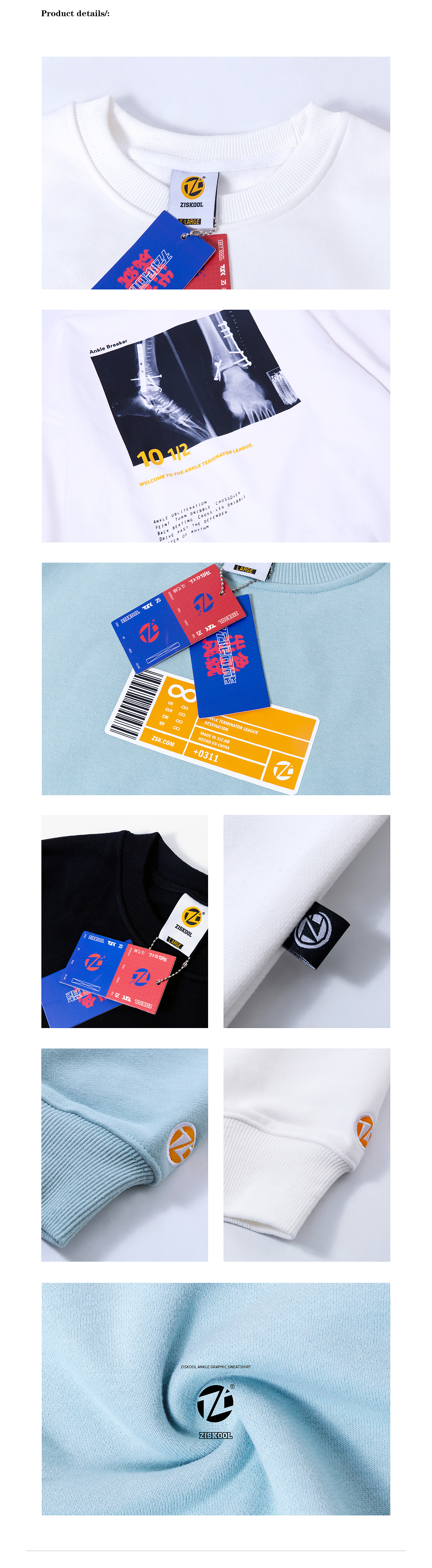 ZISKOOL 2020AW CD case/Ankle logo Sweater（图ZMjM3MDY4MDY4） - 休闲/流行服饰 - 站酷设计师ZISKOOL原创素材 - 站酷ZCOOL