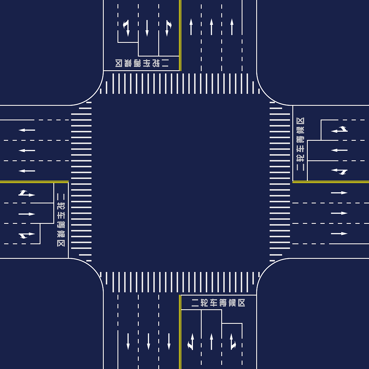 双向六车道 十字路口|平面|图案|冷冻鲔鱼 - 原创作品 - 站酷 (zcool)
