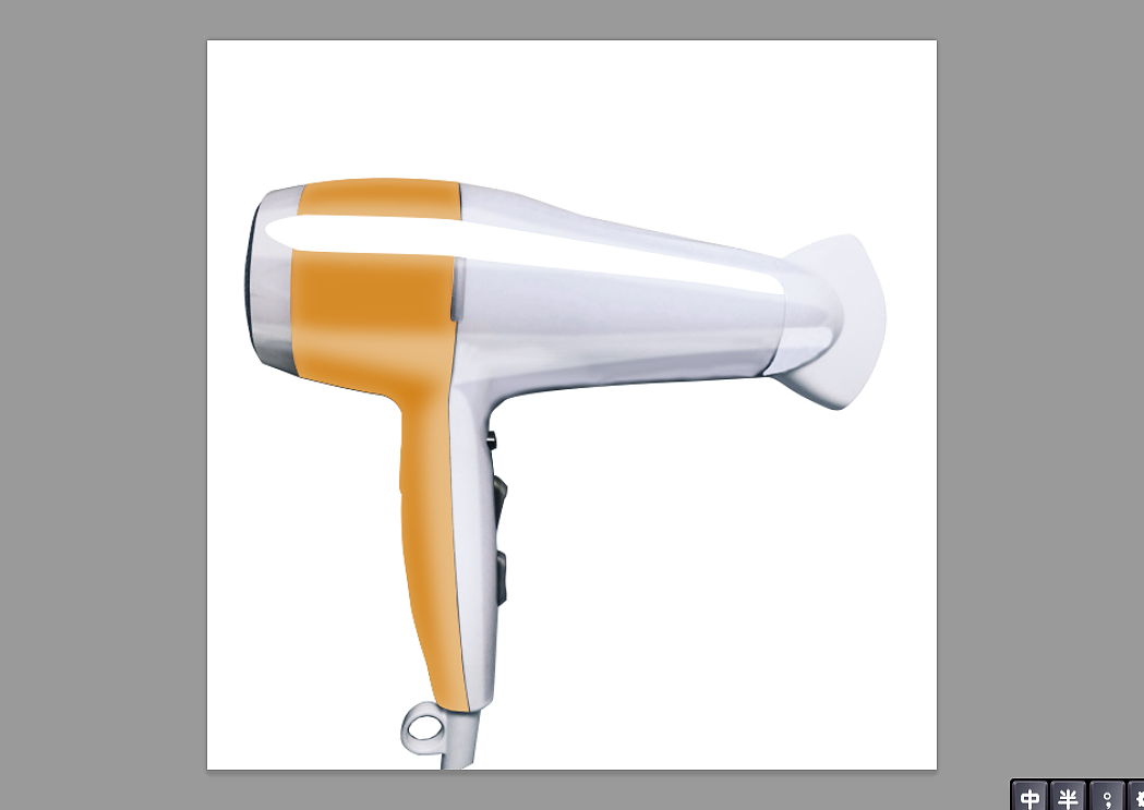 PS-练习精修吹风筒教程