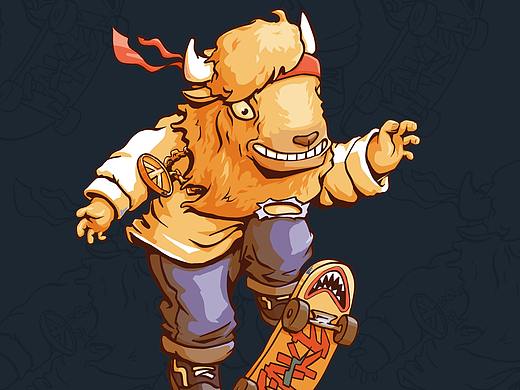 “野牛小子”POLARIZE品牌 形象练习