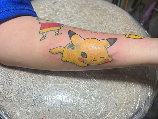 皮卡丘纹身