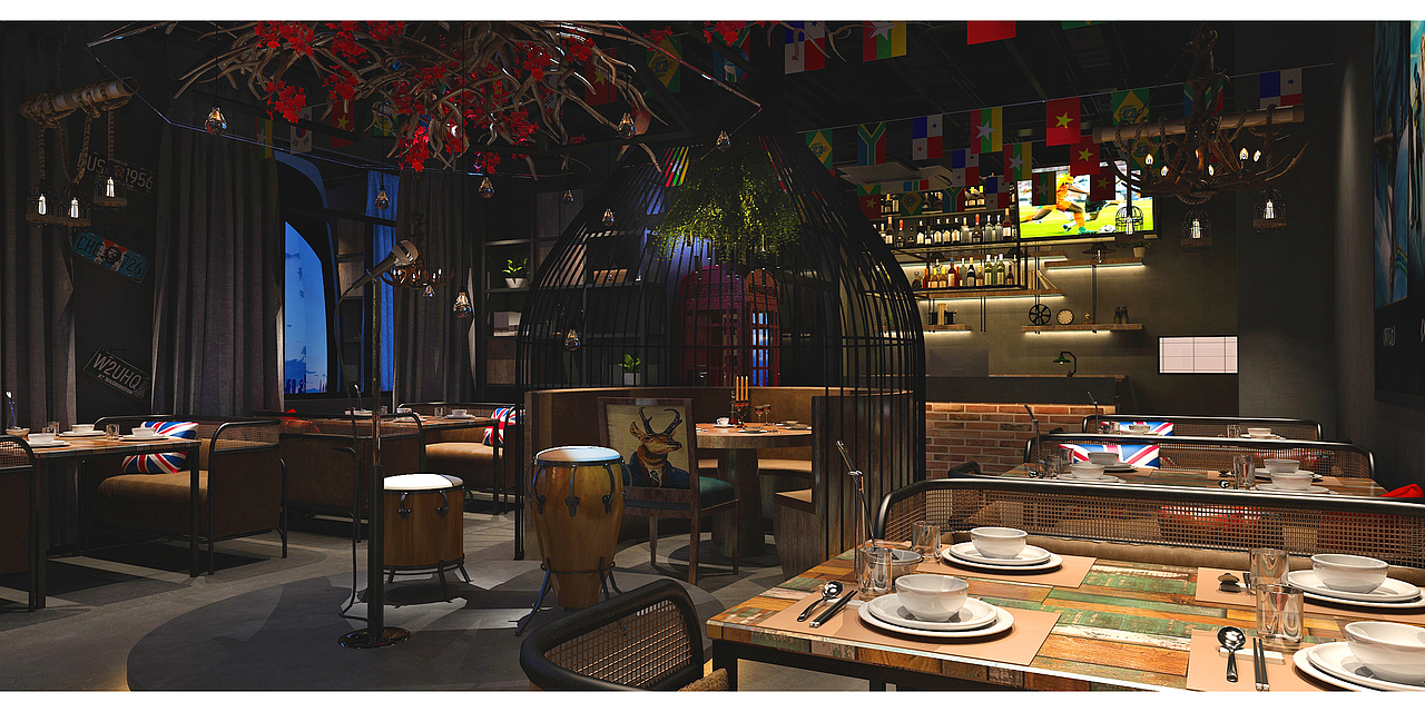 马路边边烧烤店（图ZMTYwOTQ3OTY4） - 家装设计 - 站酷设计师像你M原创素材 - 站酷ZCOOL