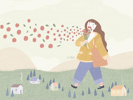 習作︱一路繁花相送（個人主頁-ZMjY4MzMxNjg=） - 創(chuàng)作習作 - 站酷設計師米巫Mi_wu原創(chuàng)素材 - 站酷ZCOOL