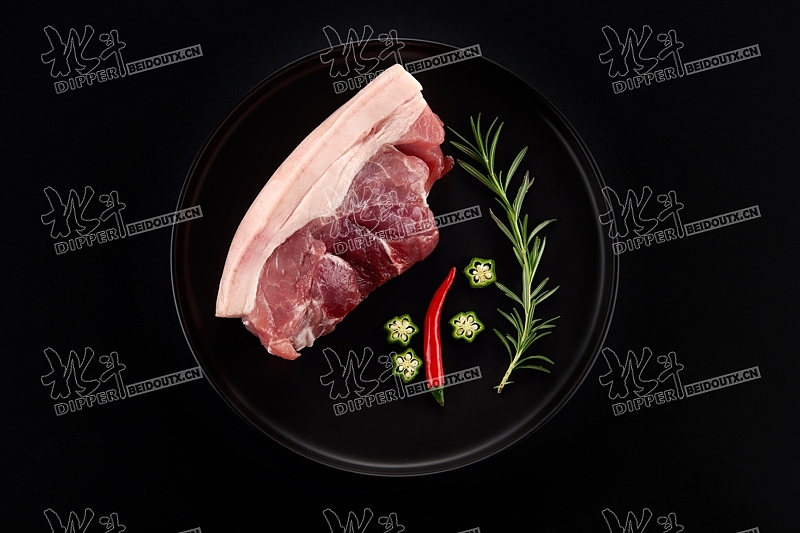 北斗-黑猪猪肉拍摄 肉类产品拍摄 生鲜猪蹄拍摄