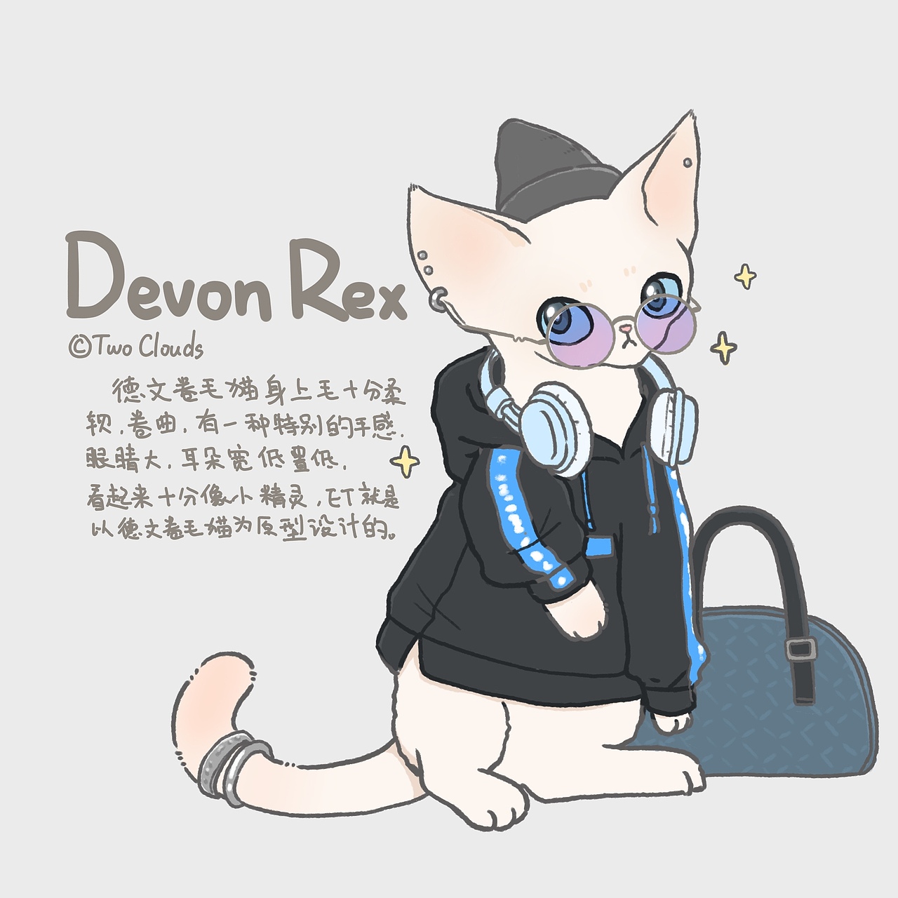 猫咪穿搭（图ZMTQ5Njg4MjYw） - 创作习作 - 站酷设计师二云twoclouds原创素材 - 站酷ZCOOL