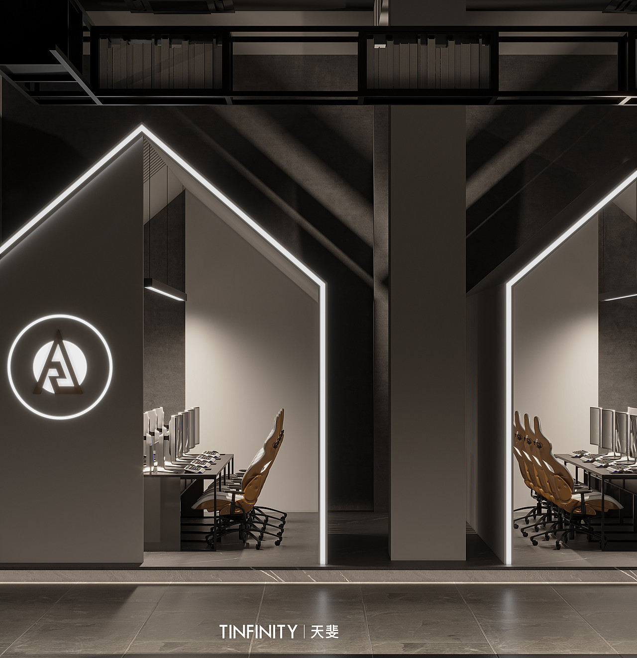 網(wǎng)咖（圖ZMjY3NjUyMjA4） - 商業(yè)空間設(shè)計(jì) - 站酷設(shè)計(jì)師設(shè)計(jì)甄選專(zhuān)業(yè)畫(huà)圖原創(chuàng)素材 - 站酷ZCOOL