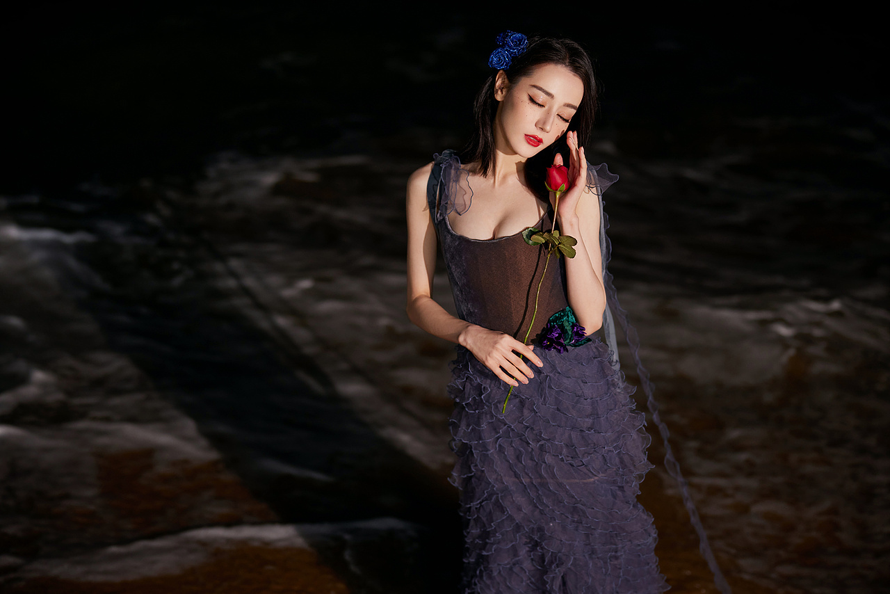 花仙子《迪丽热巴》（图ZMjc4MDEyMjQw） - 时尚/艺术摄影 - 站酷设计师林希泽原创素材 - 站酷ZCOOL