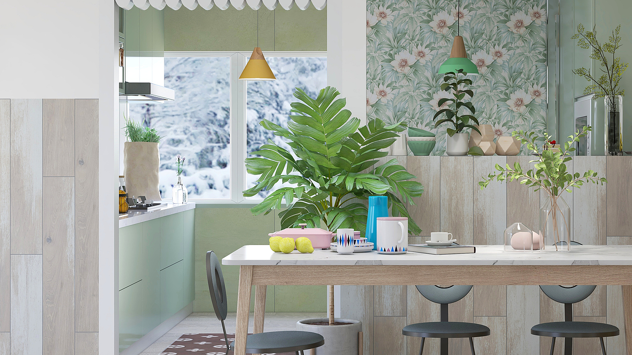 抹茶之家2|空间|家装设计|陆莎_原创作品-站酷zcool