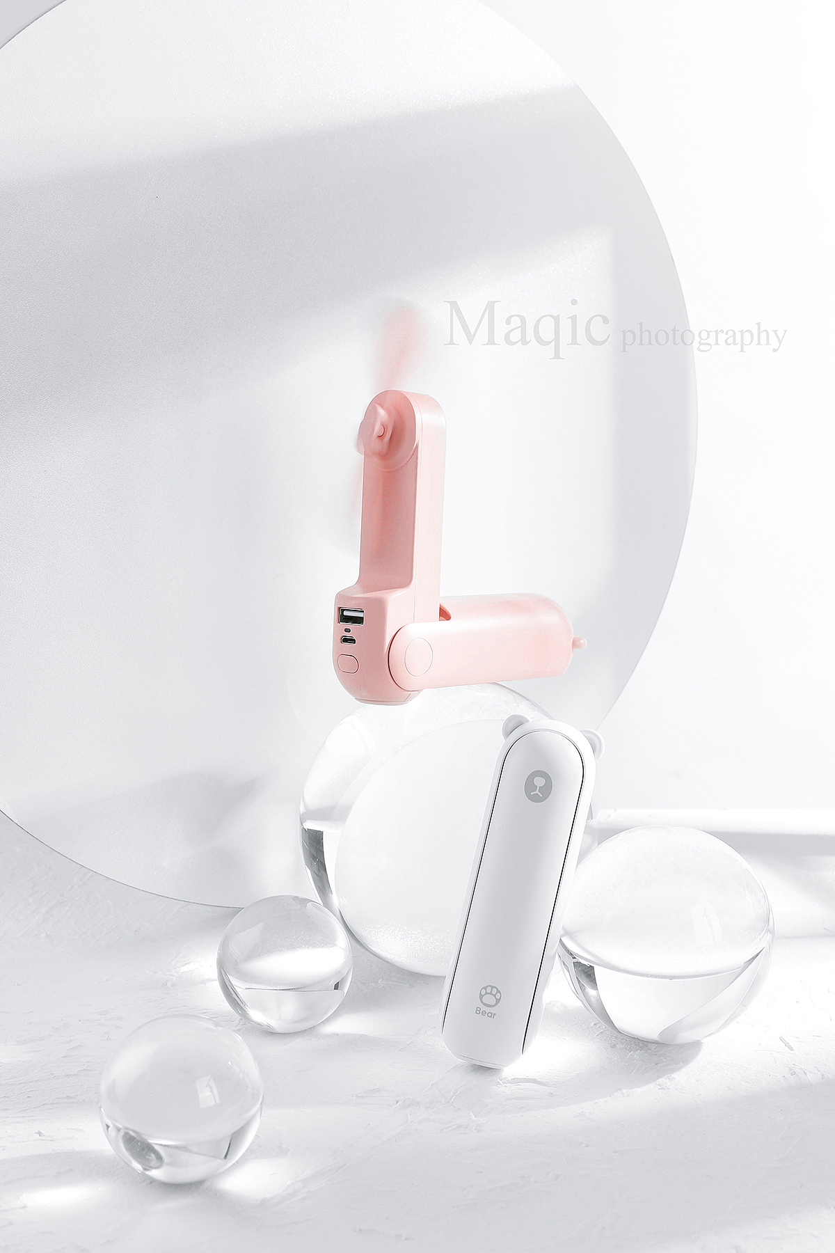 小熊迷你风扇（图ZMTYxODY3MzQ4） - 产品摄影 - 站酷设计师玛琪可摄影原创素材 - 站酷ZCOOL