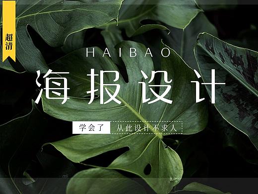 【2020菜鸟必看的PS教程】PS海报设计全过程教学！
