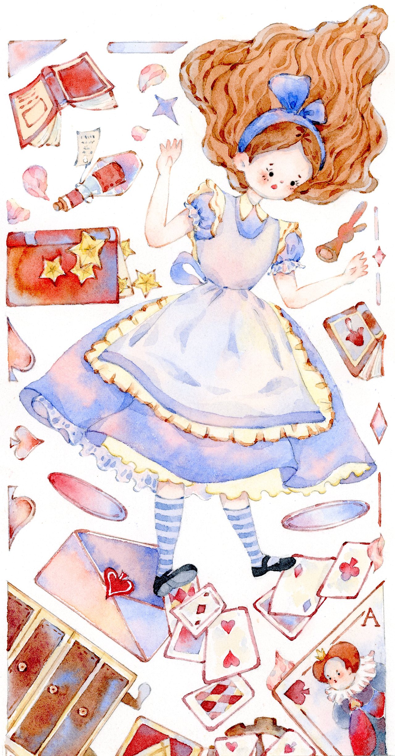 爱丽丝系列（图ZMzAwNzM1ODgw） - 商业插画 - 站酷设计师归陌原创素材 - 站酷ZCOOL