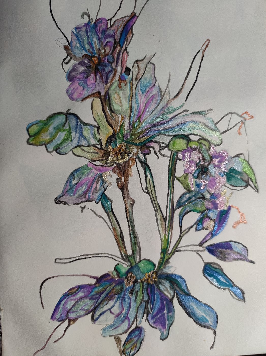 蜉蝣解语（临摹）（图ZMzU5NjIwODMy） - 绘画 - 站酷设计师Ximuxuegu606原创素材 - 站酷ZCOOL