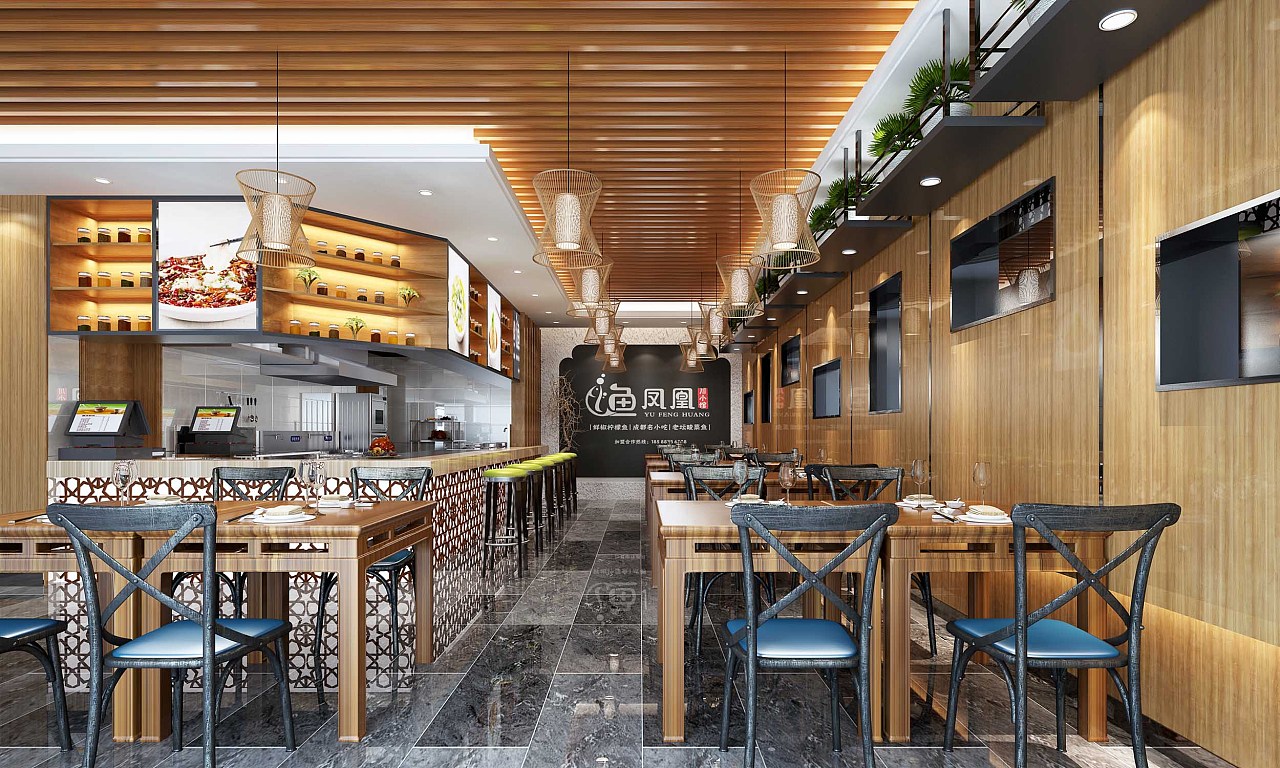 咖啡厅|空间|室内设计|汉青 - 原创作品 - 站酷 (ZCOOL)