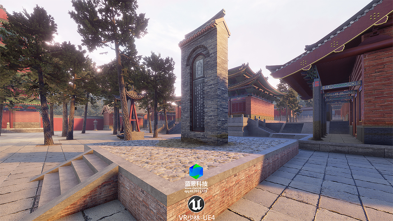 古建虚拟现实 古建vr 虚拟现实 虚幻4制作 ue4（图ZMTMyNTYwNjE2） - 场景 - 站酷设计师蓝景科技元宇宙原创素材 - 站酷ZCOOL