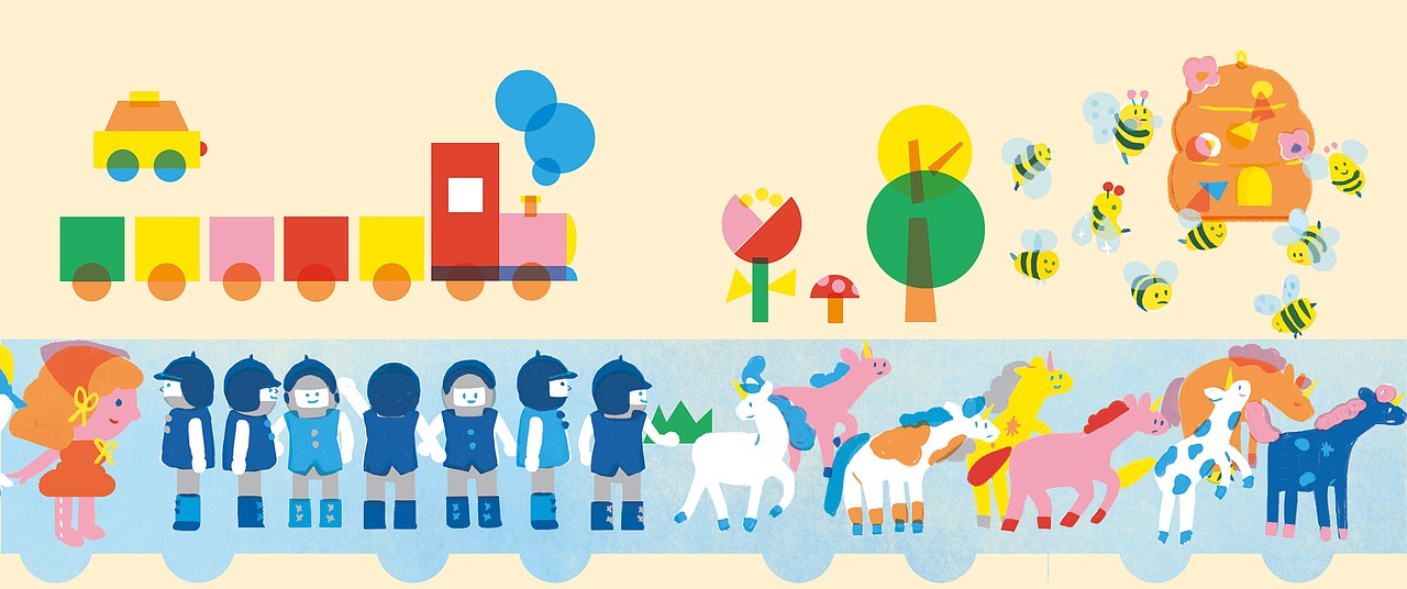 绘本《轰隆隆哐啷啷》玩具火车