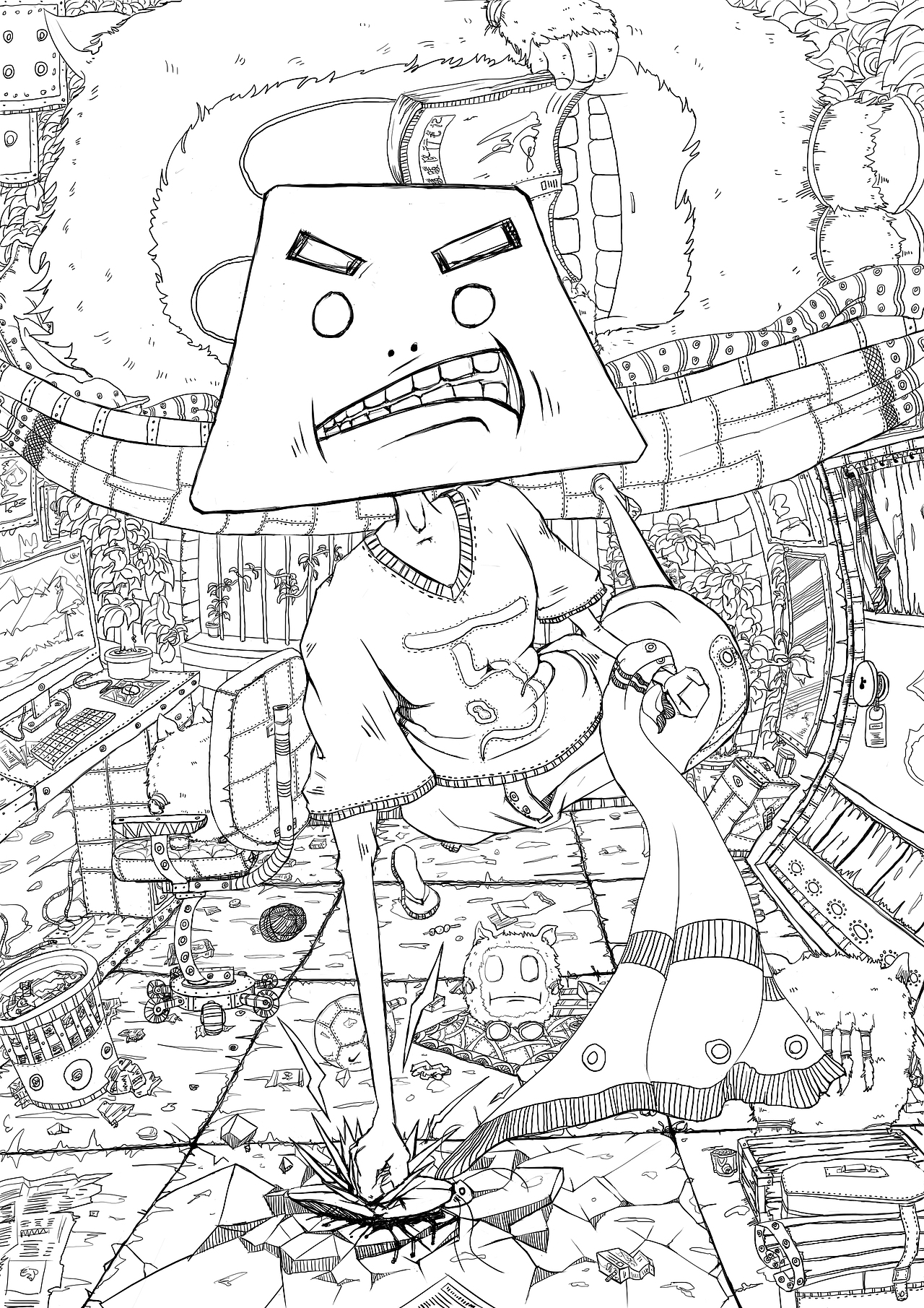 画给自己25岁生日礼物5（图ZNzg1NDM4Mjg=） - 商业插画 - 站酷设计师3柊小丑原创素材 - 站酷ZCOOL