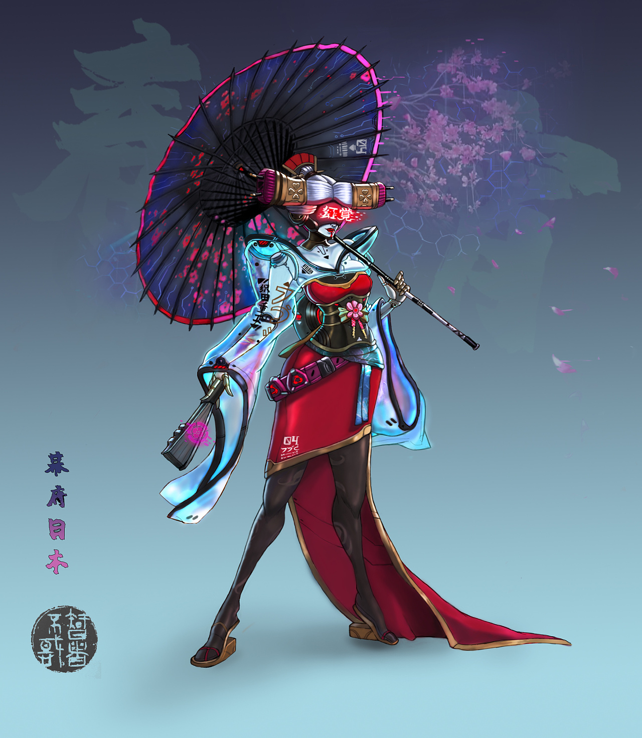 幕府科幻|插画|游戏原画|yyylrrush - 原创作品 - 站酷 (zcool)