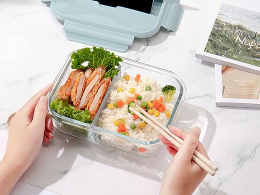 南极人保鲜饭盒拍摄