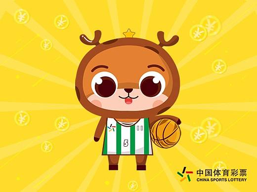体彩吉祥物“财鹿鹿”设计