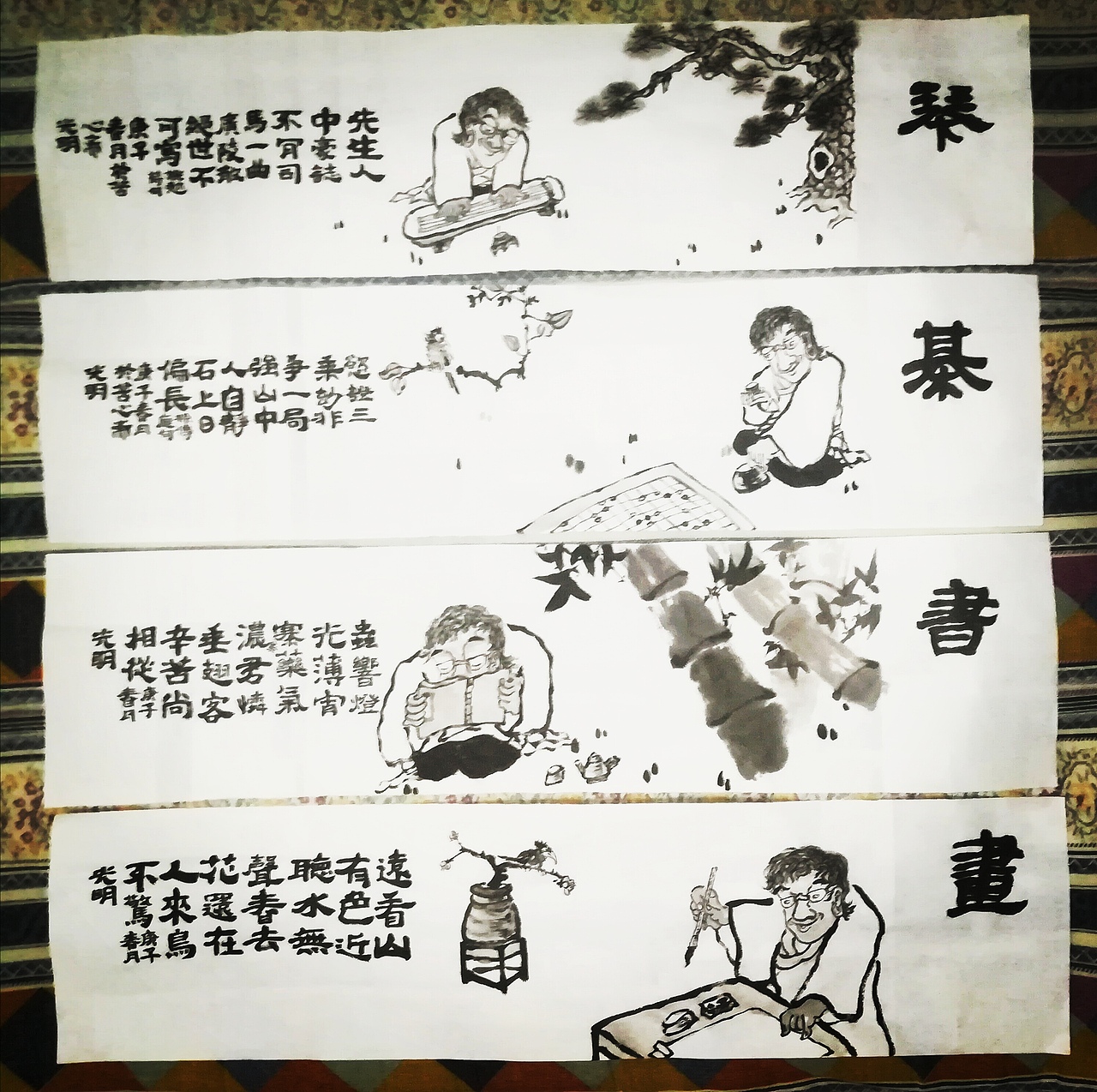 禪畫（图ZMTk3MjI1MTE2） - 绘画 - 站酷设计师憂郁藍色原创素材 - 站酷ZCOOL