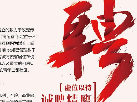 招聘海报