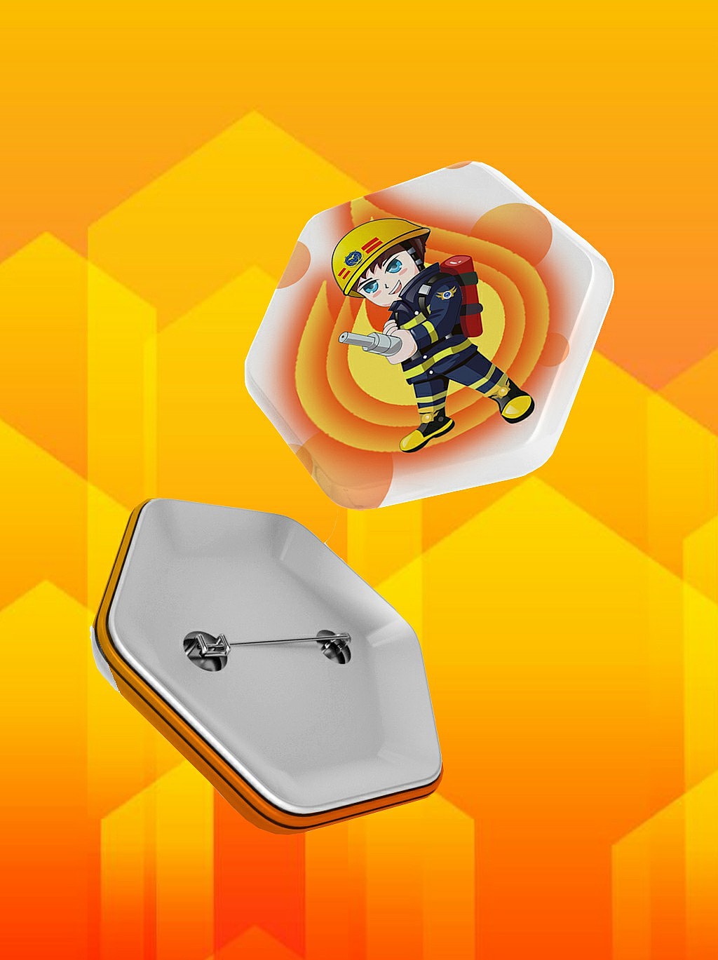 厦门微型消防站卡通形象IP