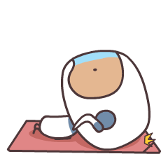 微信表情|白大头一步曲