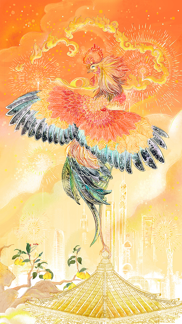 大吉大利（大鸡大梨）（图ZNjkzMzE3MTY=） - 商业插画 - 站酷设计师卓君梵原创素材 - 站酷ZCOOL