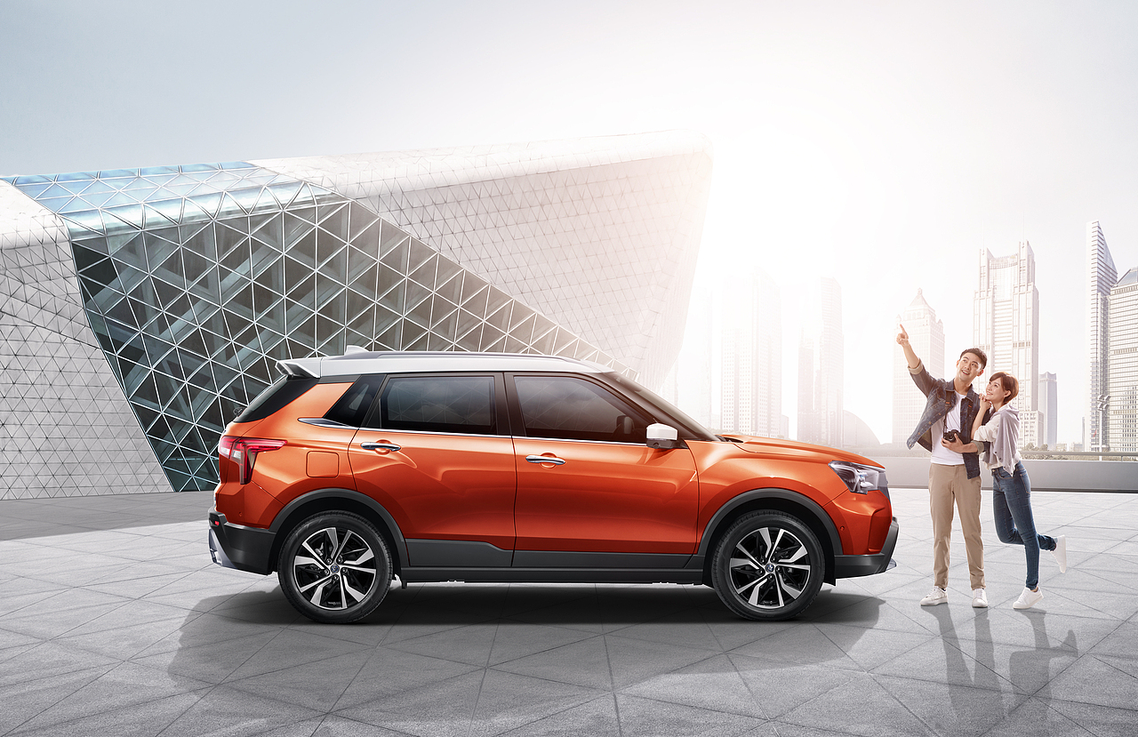 汽车修图——启辰T60