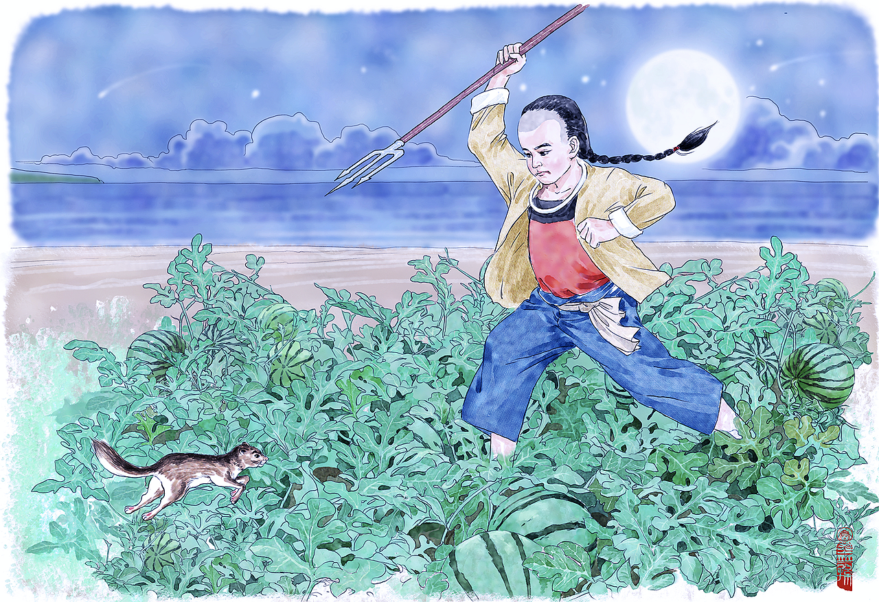 已经出版的几张教材类的图|插画|商业插画|孙强suen_原创作品-站酷