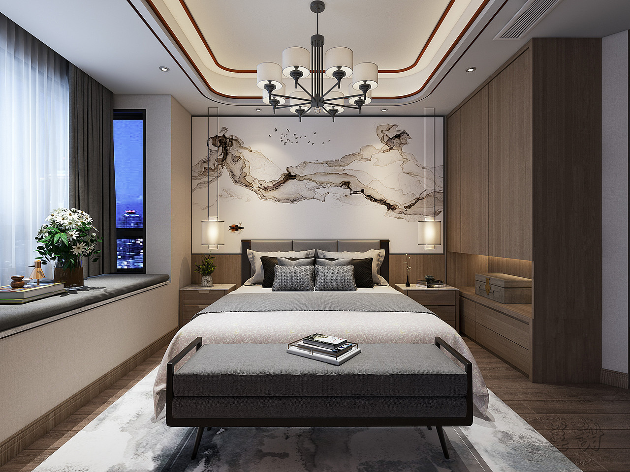 新中式,清贵典雅!