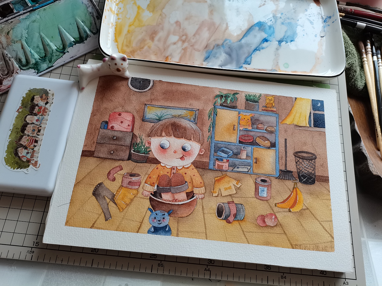 原創(chuàng)兒童插畫（圖ZMjQ4MjQ5NTUy） - 兒童插畫 - 站酷設計師肉肉的小橙橙原創(chuàng)素材 - 站酷ZCOOL