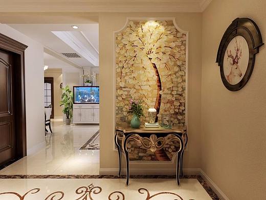 石家庄龙溪城小区117平米后奢风格