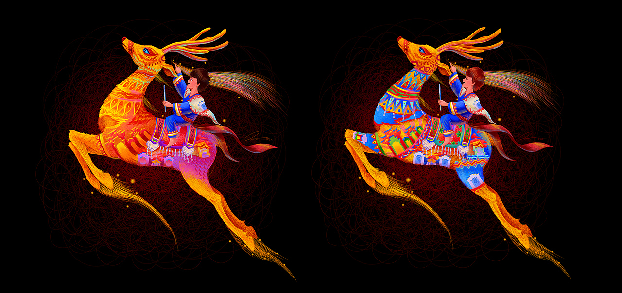 潇湘印象（图ZMTM1MjMzMTU2） - 艺术插画 - 站酷设计师feii原创素材 - 站酷ZCOOL