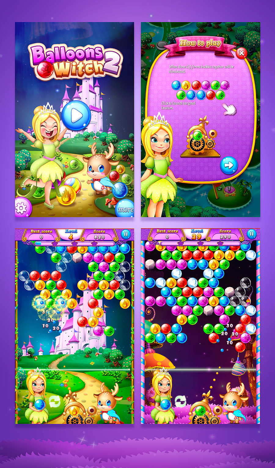 balloons witch2（圖ZNDQ1NTQ1OTY=） - 游戲UI - 站酷設(shè)計(jì)師Doreenlin3原創(chuàng)素材 - 站酷ZCOOL