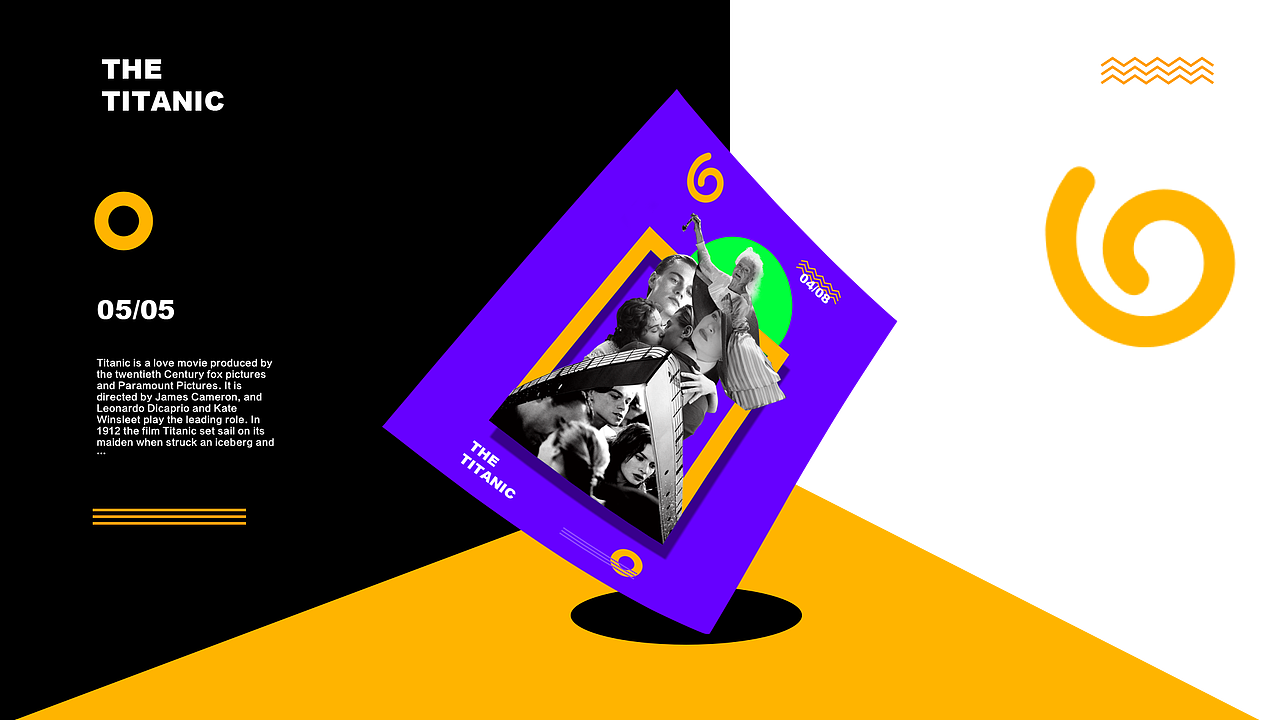 电影海报创意交互设计