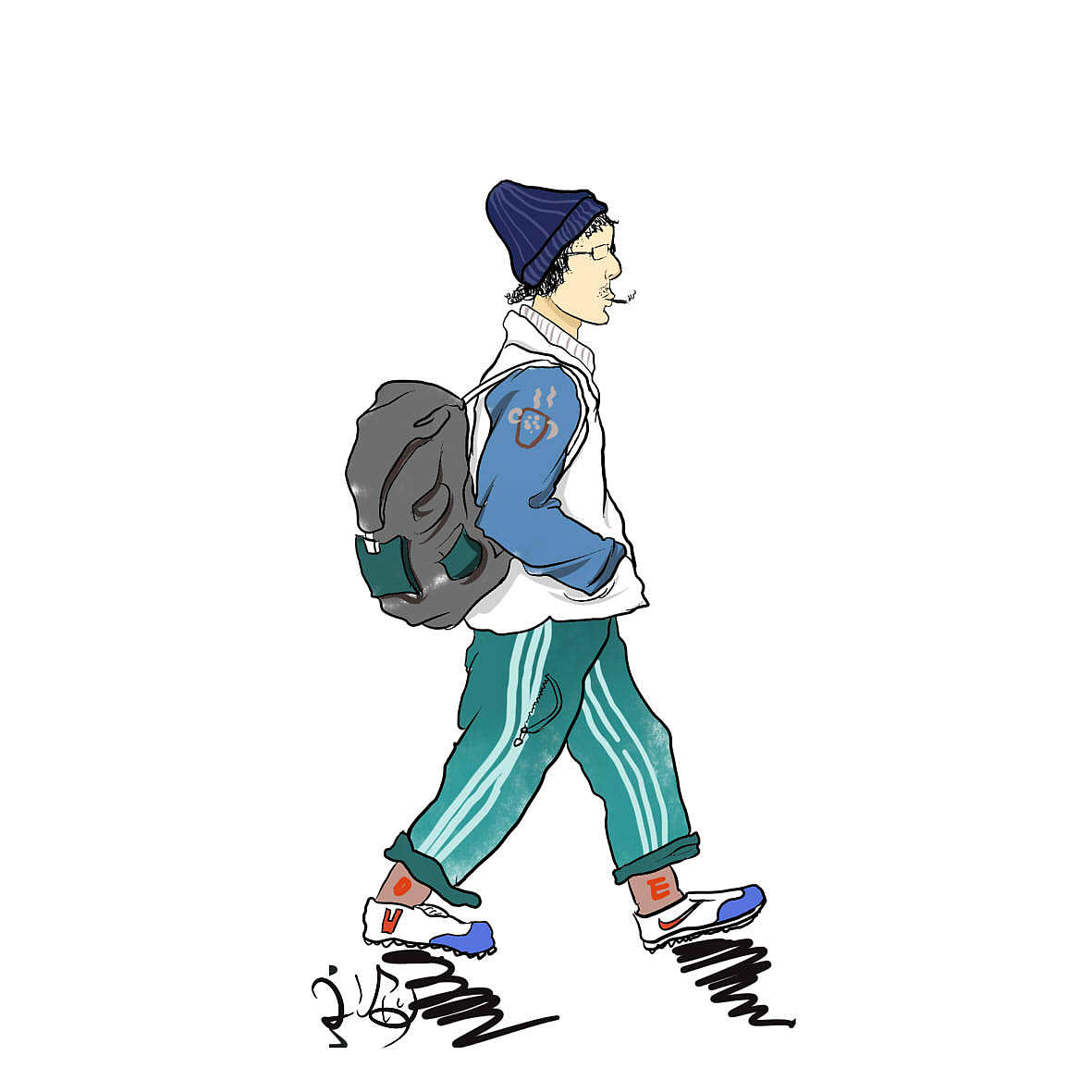 手绘人物（图ZMTg2NzMzMDQ4） - 其他平面 - 站酷设计师神手先生原创素材 - 站酷ZCOOL